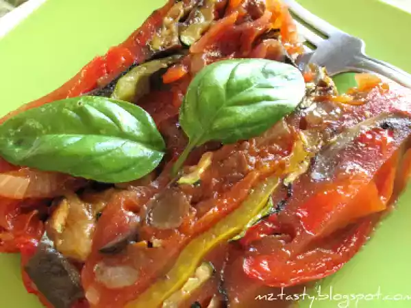 Recipe Tri-colored vegetable terrine