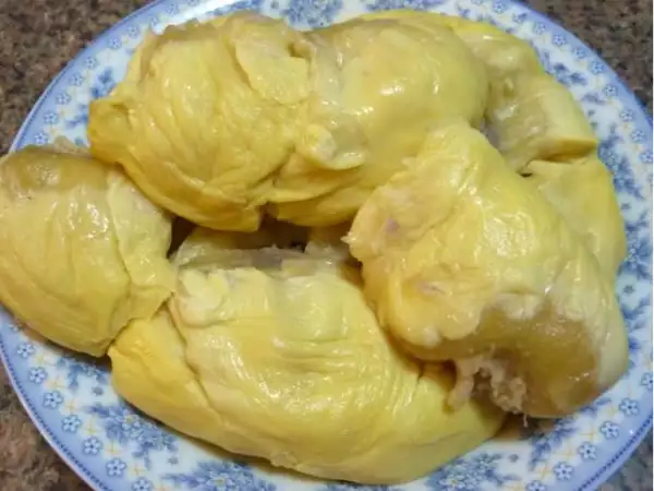 Recipe Durian sticky rice in coconut milk