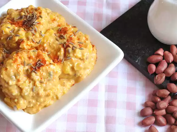 Recipe Kasodi- ugandan sweetcorn cobs in a peanut and coconut sauce