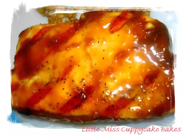 Recipe Grilled salmon with a brown sugar and mustard glaze