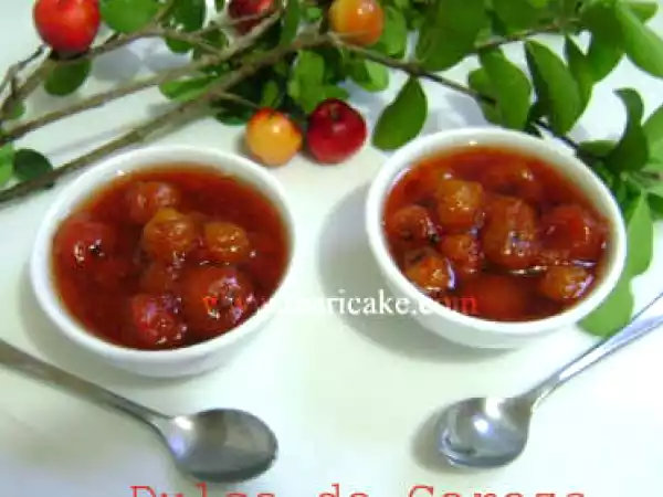 Recipe Caribbean cherry marmalade (dulce de cereza)