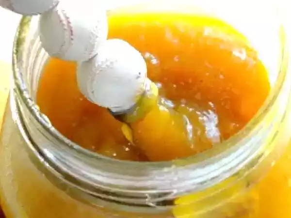 Recipe Spiced peach mango jam