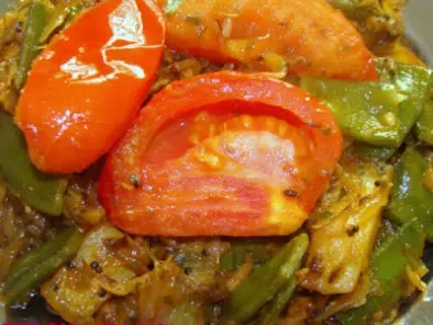 Recipe Sword beans & potato dry curry