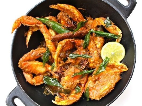 Recipe Malaysian dry curry crabs
