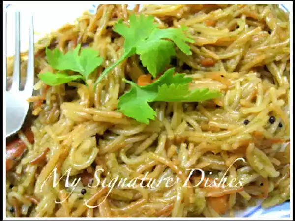 Recipe Pudina vermicelli pulav(shavige pulav)