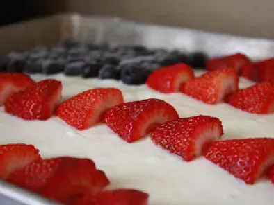 Recipe American flag cake