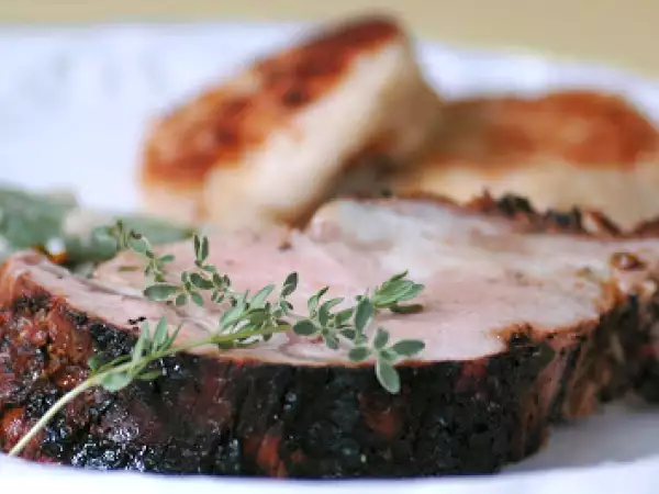 Recipe Grilled rack of veal for a gourmet dinner
