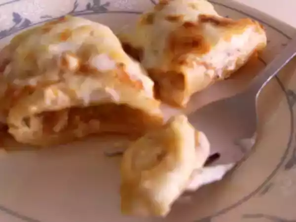Recipe Baked schiaffoni stuffed with herbed vegetables