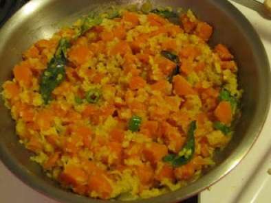 Recipe Simple carrot moong dal curry