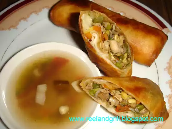 Recipe Lumpia or lumpiang prito or lumpiang gulay (vegetable spring roll)