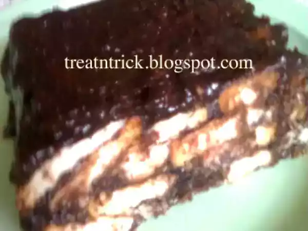 Recipe Chocolate biscuit cake