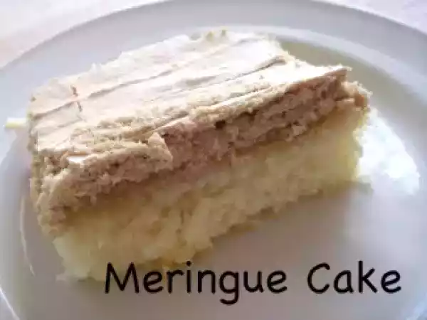 Recipe Meringue cake