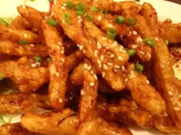 Recipe How to make honey chilly potato