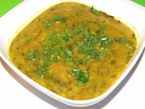 Recipe Palak methi dal (spinach fenugreek lentil)