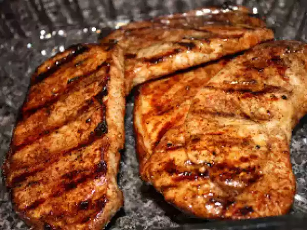 Recipe Tender grilled pork chops