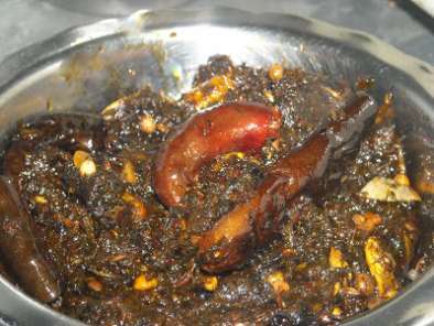 Recipe Gongura pachadi (red sorrel leaves pickle)