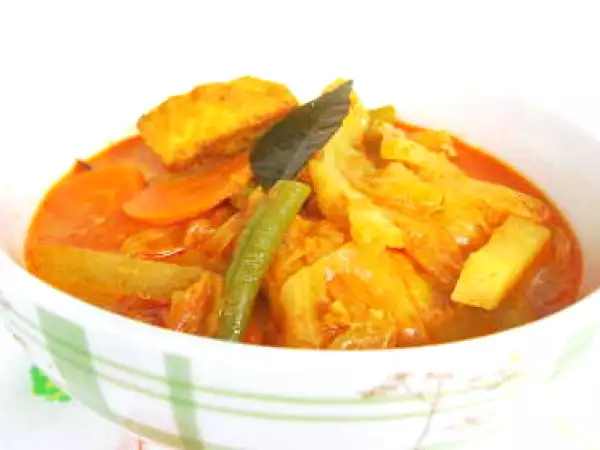 Recipe Vegetable curry