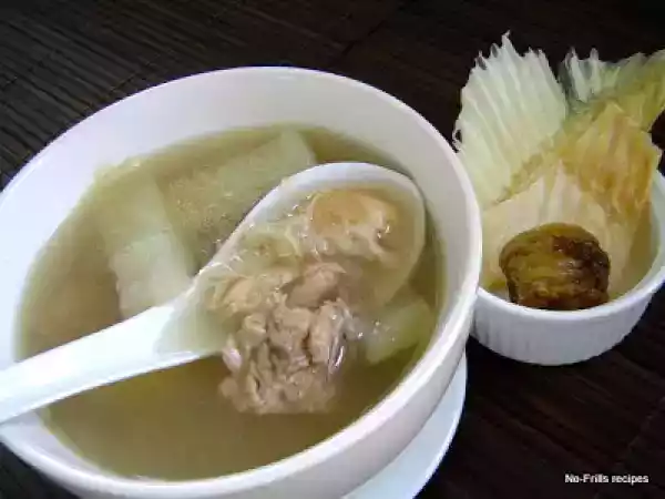 Recipe Shark's fin melon pork ribs soup ~ ' malaysian monday no. 2'