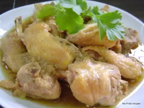 Recipe Steamed ginger chicken