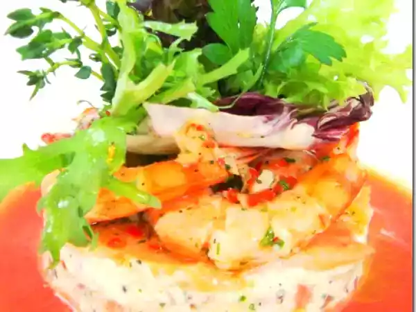Recipe Prawn, crab and apple salad