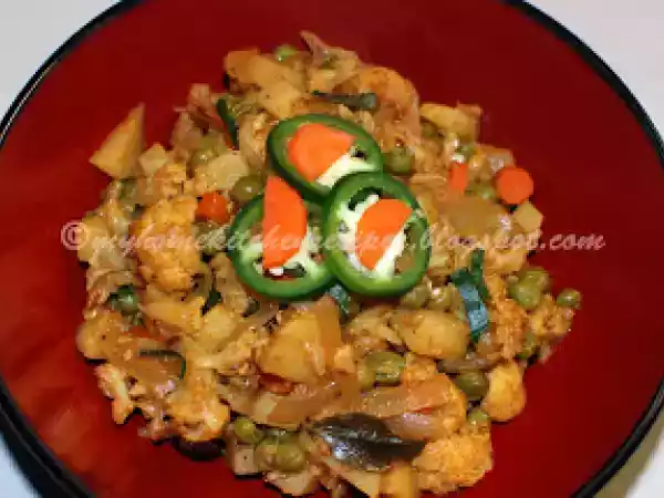 Recipe Mixed vegetable curry