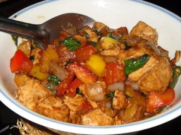 Recipe Paneer teriyaki stir fry