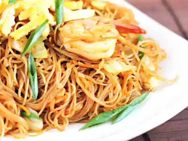Recipe Fried vermicelli with shacha sauce