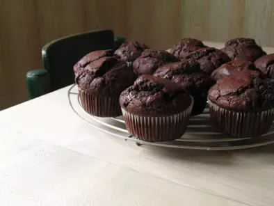Recipe Double chocolate muffins