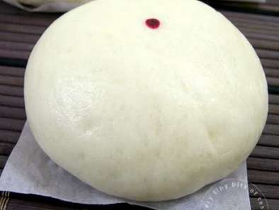Recipe Steamed red beans paste bun/pao