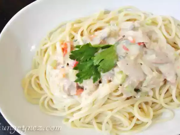 Recipe Tuna carbonara