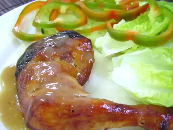 Recipe Honey roasted chicken leg