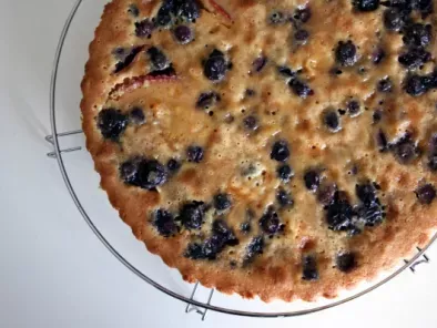 Recipe Blueberry almond custard tart