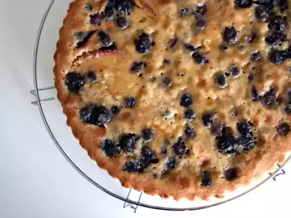 Recipe Blueberry almond custard tart