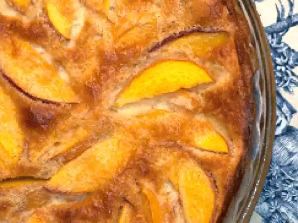 Recipe Peach clafoutis - julia child