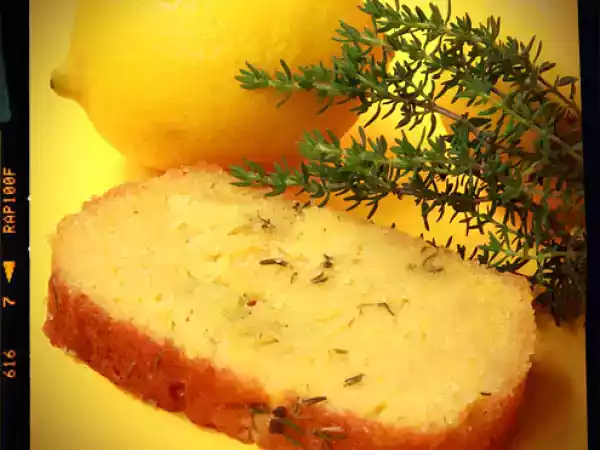 Recipe Lemon thyme cake