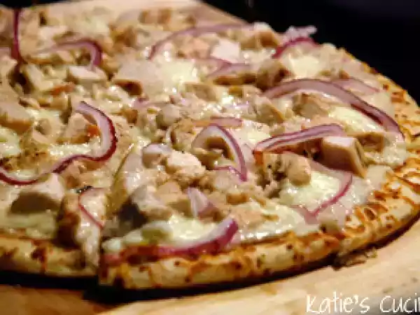 Recipe Honey mustard chicken pizza