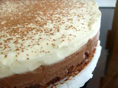 Recipe Triple chocolate mousse cake