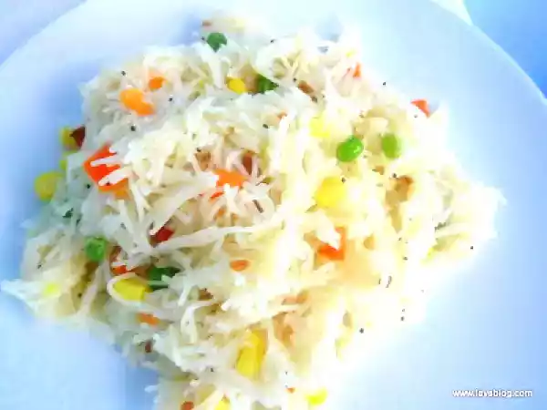 Recipe Vermicelli upma / semiya upma