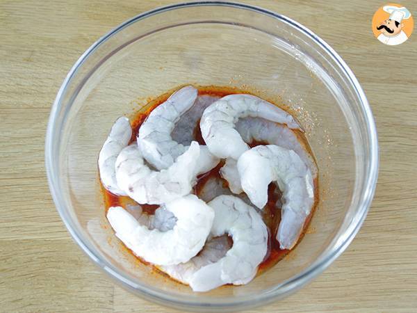 Chinese new-year shrimp - video recipe ! - Preparation step 2