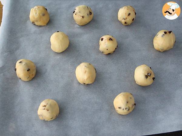 Chocolate chip brioche buns - Preparation step 8