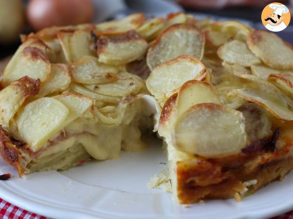 Raclette potato cake - video recipe! - Preparation step 8