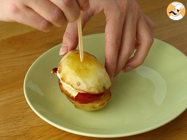 Raclette potato sandwich - Preparation step 4