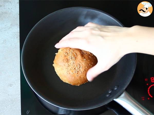 Vegetarian red bean burger - Preparation step 5