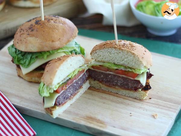 Vegetarian red bean burger - Preparation step 10