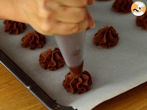 Cocoa viennese cookies - Preparation step 4