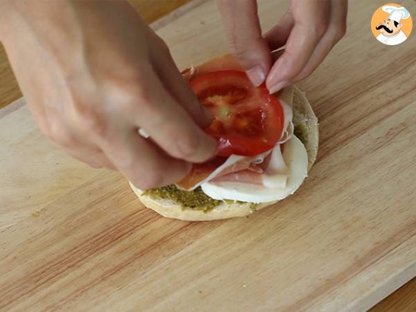 Italian bagel - Preparation step 3