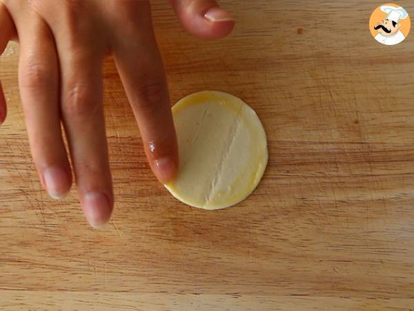 Vanilla puff pastry doughnuts - Preparation step 2