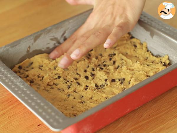 Perfect brownie and cookie cake for snack time! - Preparation step 3