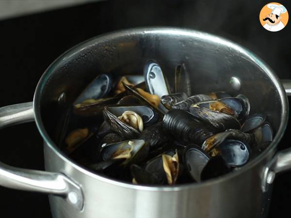 Seafood paella - Preparation step 3