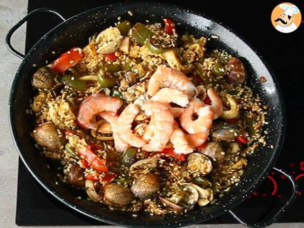 Seafood paella - Preparation step 9